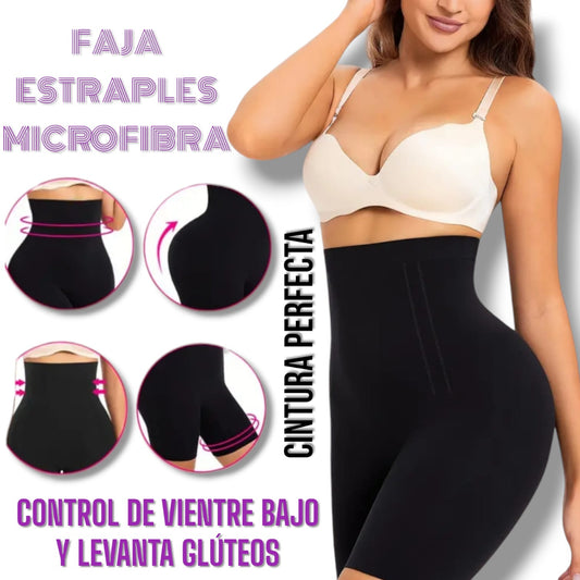 Panty Microfibra Control - (abdomen de cintura alta).