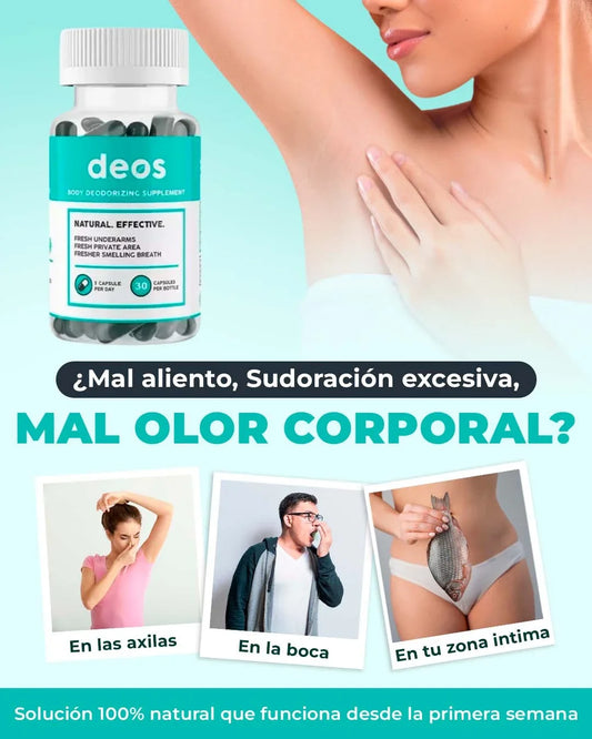 DEOS®  Desodorante Corporal Interno 30 Caps