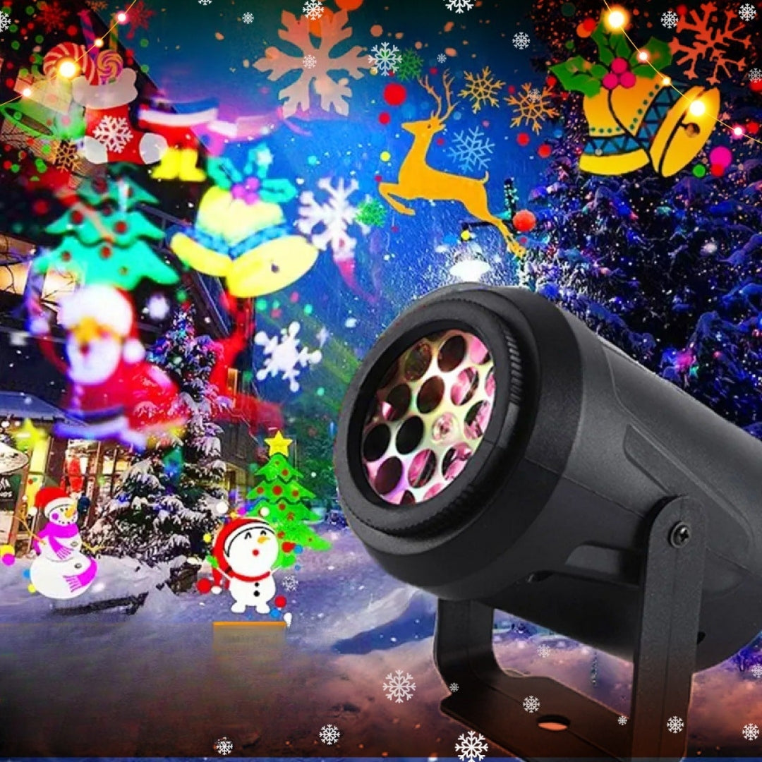 🎄 Lámpara de Proyección Navideña Giratoria