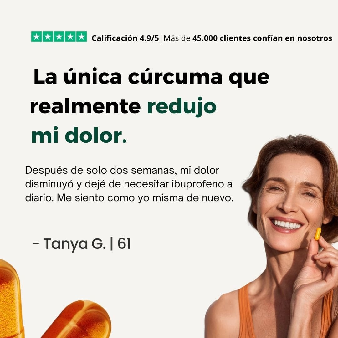 Turmeric Curcumin®  60 Cápsulas Vegetales de (1,000 mg)