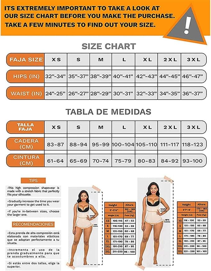 Faja Control Abdomen y Levanta Glúteos