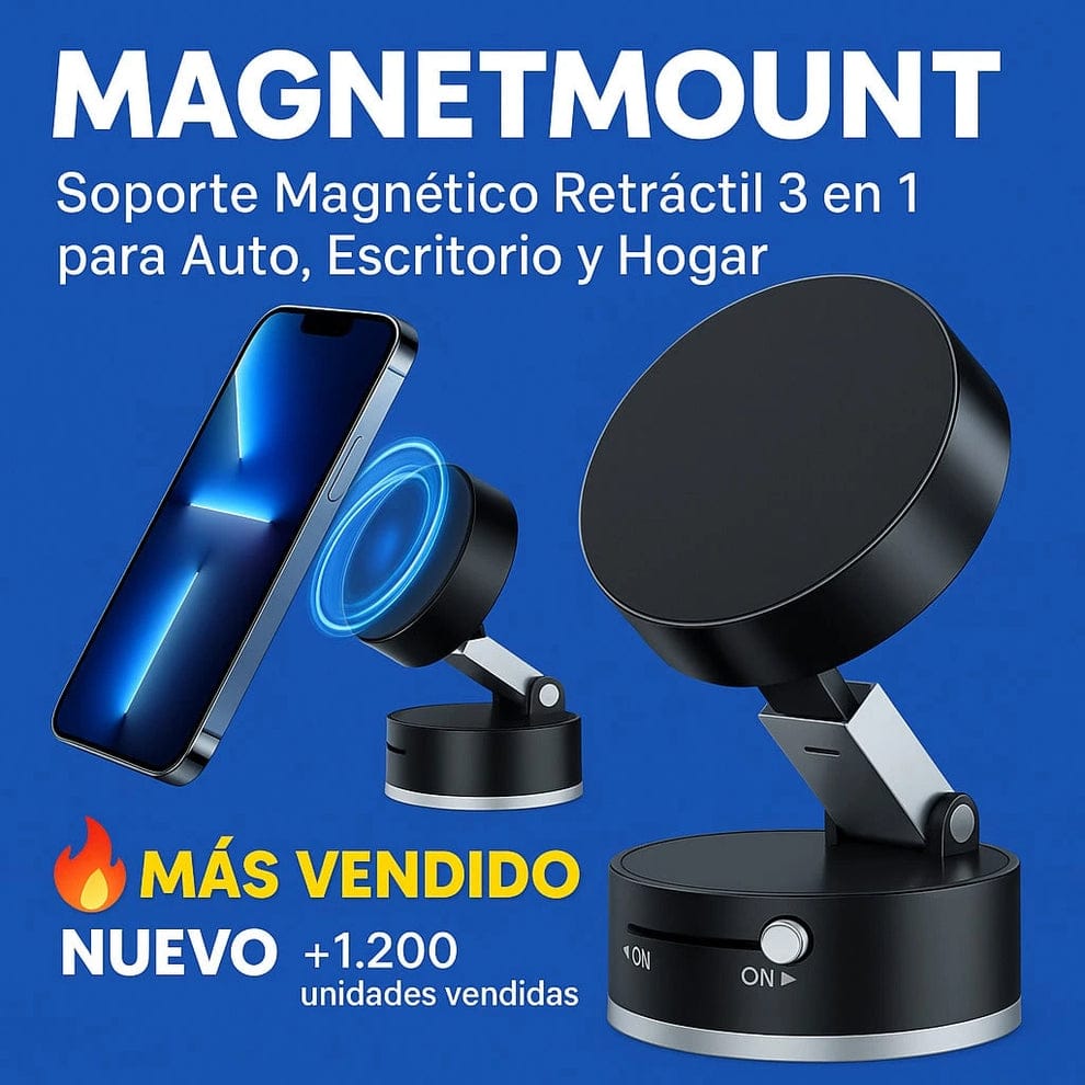 Soporte Magnético SNAP-HOLD™ 360°- Para Celular.